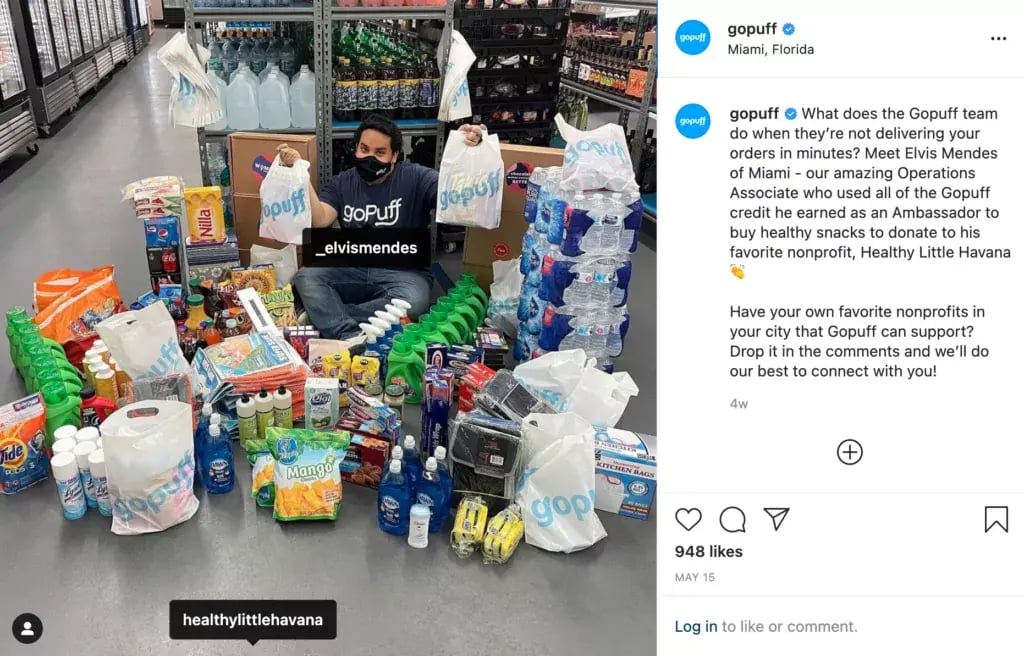 Brand ambassador example