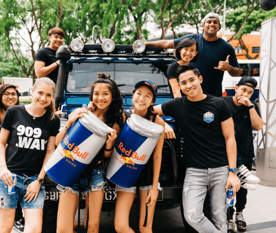 RedBull student ambassadors