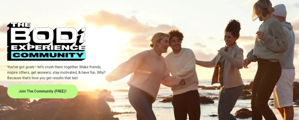 The BODi experience community and SocialLadder